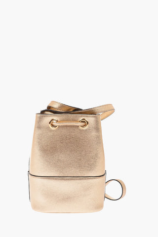 Metallic Leather CITY DS Bucket bag