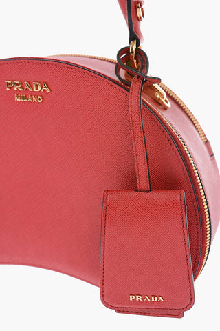 Saffiano Leather SIDONIE Top Handle Bag with Removable Shoulder Strap