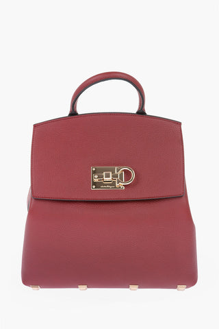 leather THE STUDIO Backpack with Adjustable Shoulder Strap
