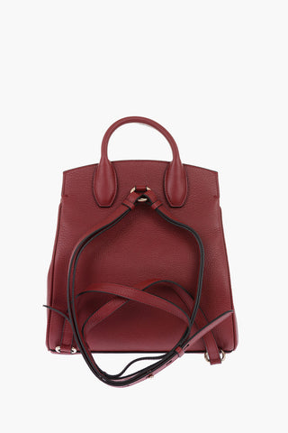 leather THE STUDIO Backpack with Adjustable Shoulder Strap