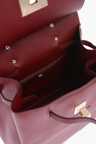 leather THE STUDIO Backpack with Adjustable Shoulder Strap