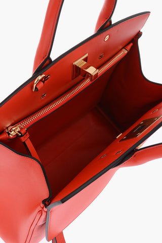 Leather THE STUDIO Tote Bag With Removable Shoulder Strap