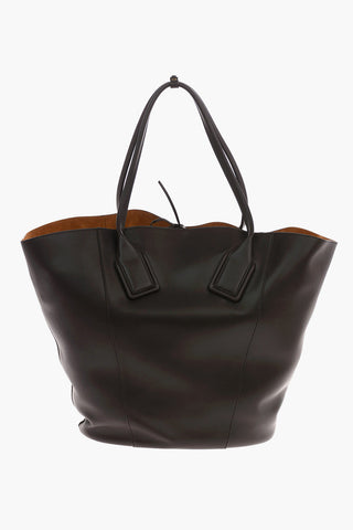 Leather TOTE BASKET Bag