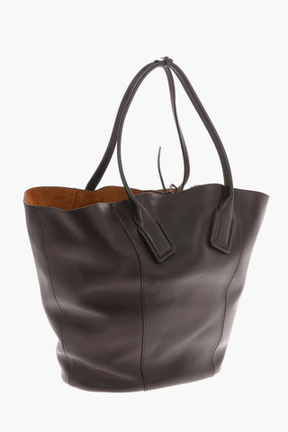 Leather TOTE BASKET Bag