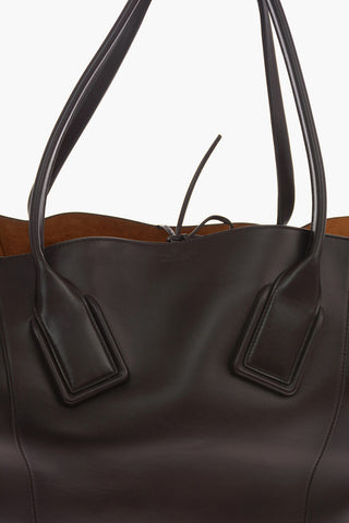 Leather TOTE BASKET Bag