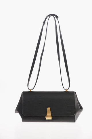 tumbled leather THE ANGLE Shoulder bag