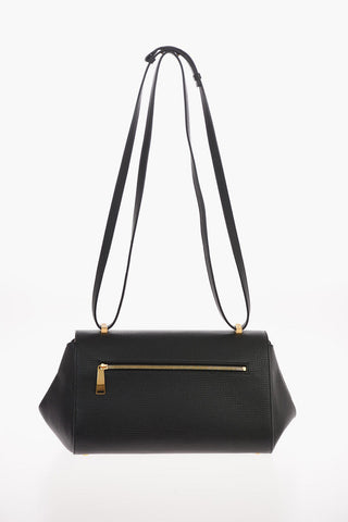tumbled leather THE ANGLE Shoulder bag