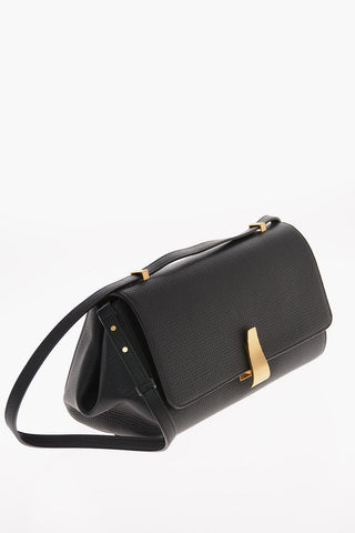 tumbled leather THE ANGLE Shoulder bag