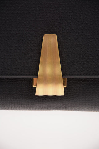 tumbled leather THE ANGLE Shoulder bag