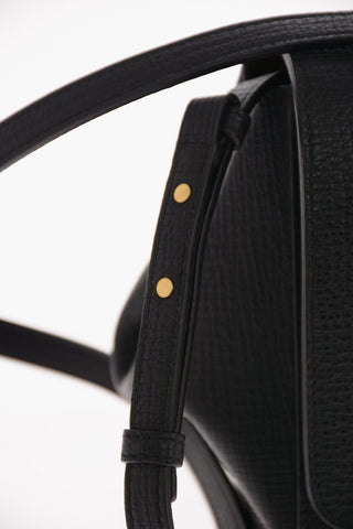 tumbled leather THE ANGLE Shoulder bag