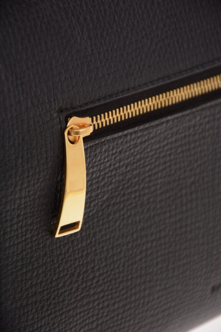 tumbled leather THE ANGLE Shoulder bag
