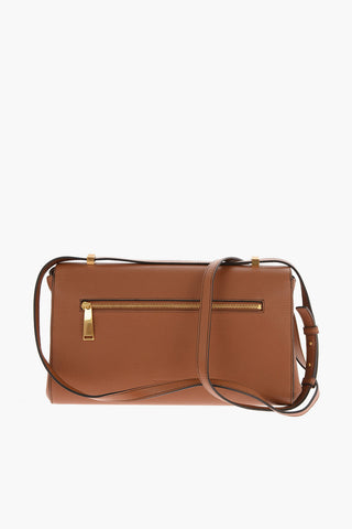 tumbled leather THE ANGLE Shoulder bag