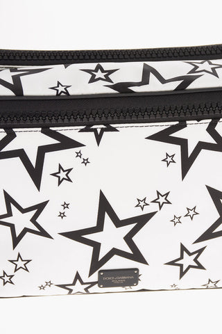 Star Printed Textile Bum Bag