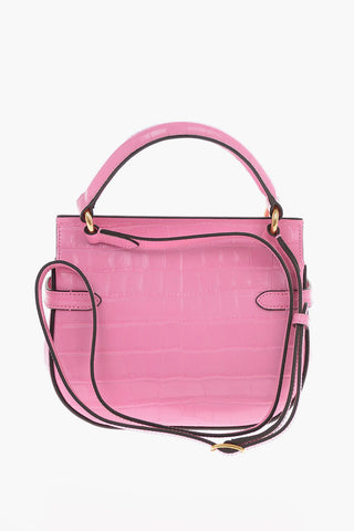 croco-printed leather AMBERLEY Satchel bag