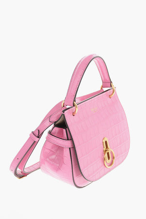 Borsa Satchel AMBERLEY in pelle stampa coccodrillo