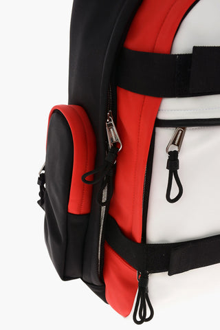 Fabric COOPER Backpack with Leather Details