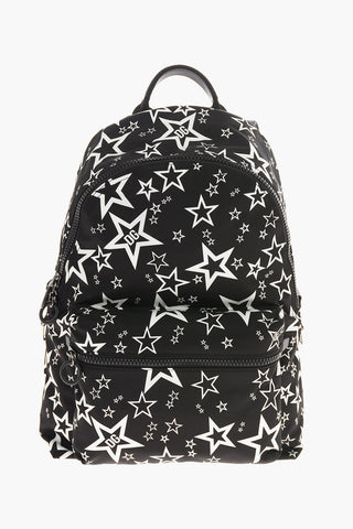 Star Printed Textile Backpack
