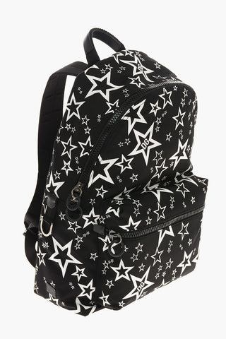 Star Printed Textile Backpack