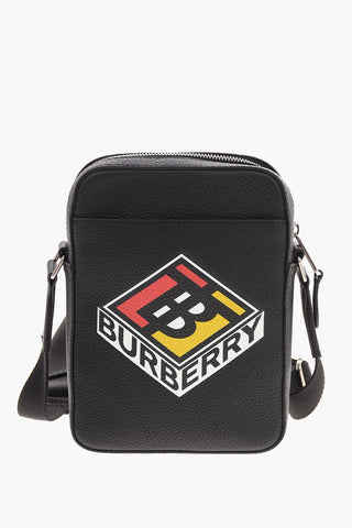 leather THORNTON Crossbody bag with Logo Print
