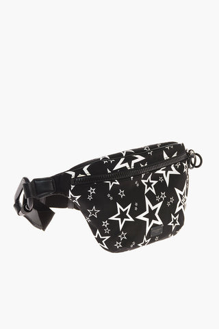Star Printed Nylon Bum Bag