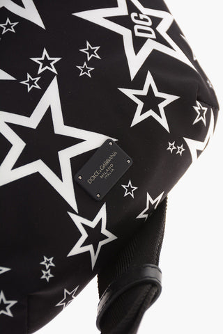 Star Printed Nylon Bum Bag
