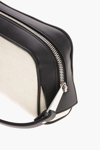 Canvas Toiletry Bag with Zip Closure