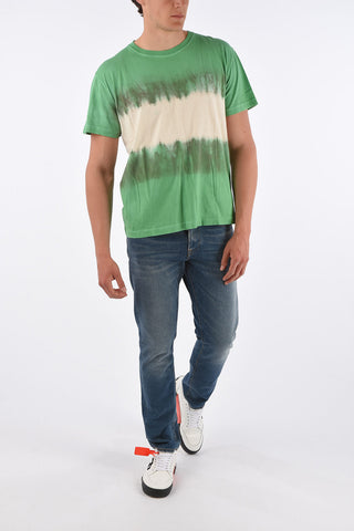 Tie Dye Effect Skinny Fit ARROW T-shirt