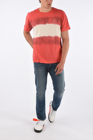 Tie Dye Effect Skinny Fit ARROW T-shirt