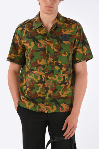 Camicia Camouflage Manica Corta