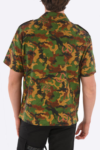 Camicia Camouflage Manica Corta