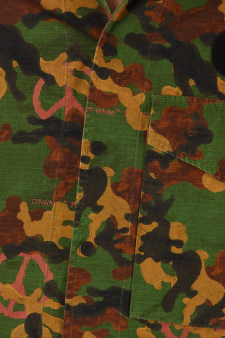 Camicia Camouflage Manica Corta