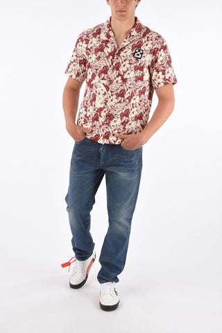 Floral-Print Holiday Shirt