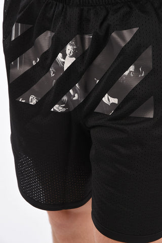 Drawstring CARAVAGGIO SQUARE MESH Shorts