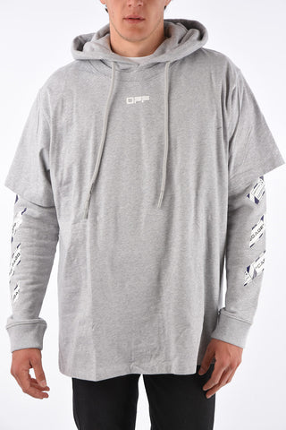 Oversize AIRPORT TAPE Sweatshirt with Hood