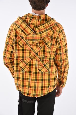 Camicia Tartan con Cappuccio