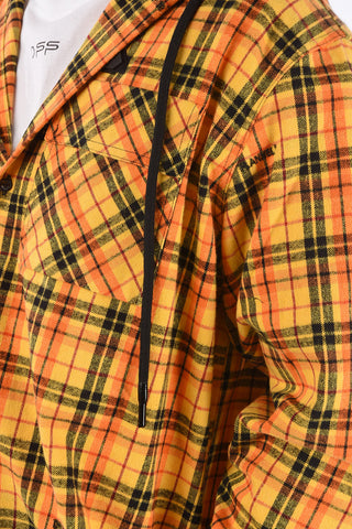 Camicia Tartan con Cappuccio