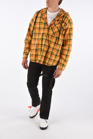 Camicia Tartan con Cappuccio