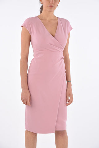 STUDIO Draped PAROLA Sleveless Dress