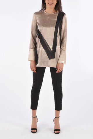 Silk Asymmetrical ATTORE Blouse
