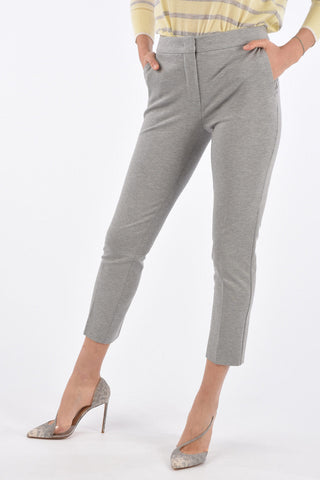 Jetted Pocket High Waist PEGNO Pants with Hidden Closure 