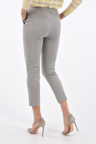 Jetted Pocket High Waist PEGNO Pants with Hidden Closure 