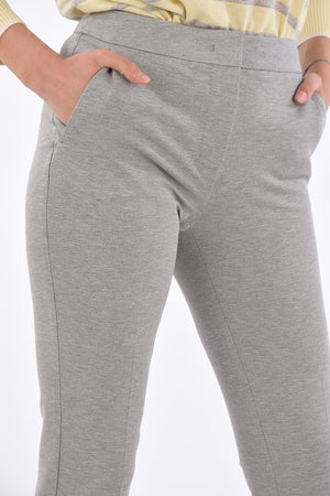 Jetted Pocket High Waist PEGNO Pants with Hidden Closure 