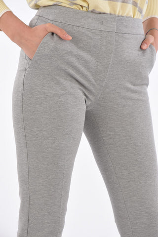 Jetted Pocket High Waist PEGNO Pants with Hidden Closure 