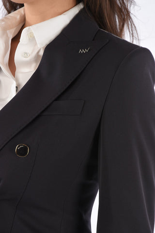 S Double-Breasted ELLADE Blazer with Peaked Lapels