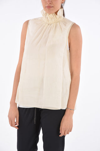 Cotton Sleeveless Top with Inner Petticoat