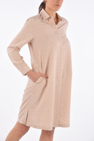 STUDIO Stretch Fabric GARIBO Shirtdress with Jetted Pockets