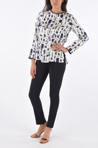 Blusa Asimmetrica PERIM in Seta 
