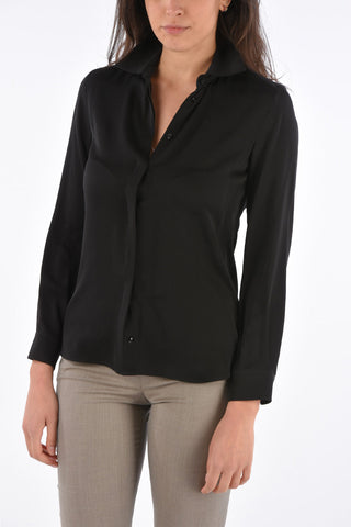 Camicia Collo Francese VIAGGIO con Abbottonatura Nascosta 