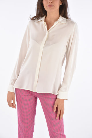 Hidden Closure VIAGGIO Spread Collar Shirt