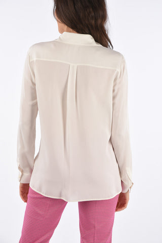 Hidden Closure VIAGGIO Spread Collar Shirt